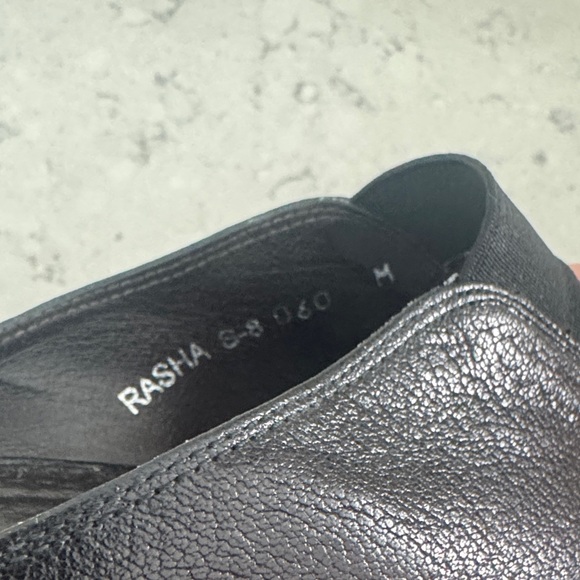 Donald J. Pliner Black Leather Clogs - Picture 7 of 8